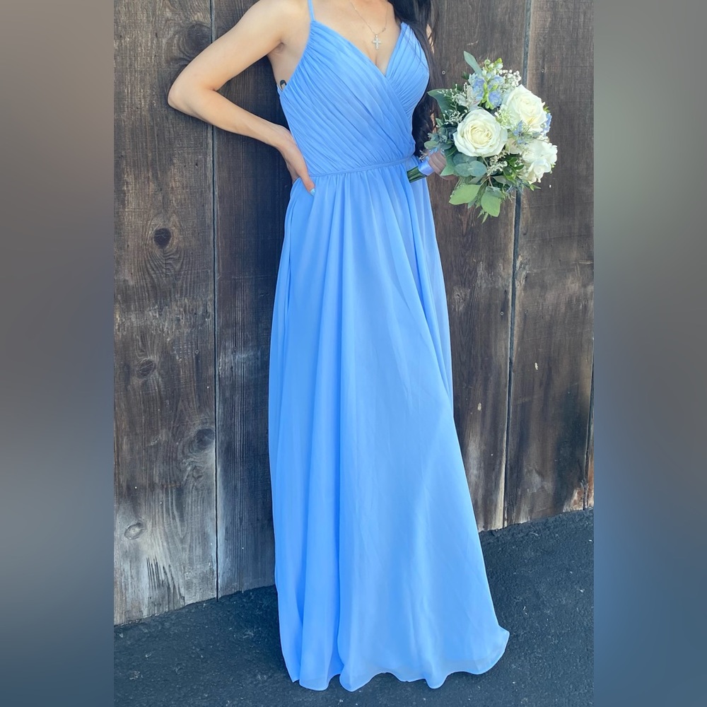 Morilee Madeline Gardner bridesmaid dress, color Cornflower